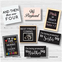 Maternity 2nd Baby Announcement