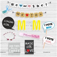 Maternity Mega Photo Shoot Props Pack 