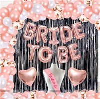 Bridal Shower Foil Curtain Mega Kit