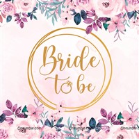 Bride To Be Floral Backdrop 