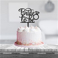 Bride To Be Topper (Black)