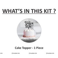 Bride To Be Topper (Black)