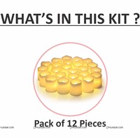 Flameless Candles (Pack of 12 pcs)