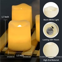 Flameless Candles (Pack of 12 pcs)