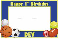 Ball Party Supplies theme Photo Booth