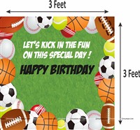 Ball Theme Backdrop Kit