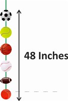 Ball Theme Banner & Dangler Kit (Pack of 24 pcs)