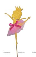 Ballerina Cake Topper with Tutu