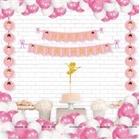 Ballerina Banner & Dangler Kit (Pack of 24 pcs)