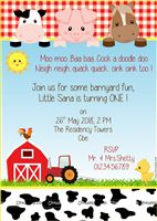 Baby Barnyard Invite