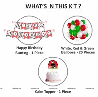 barnyard  Theme Bunting , Topper and Balloons 