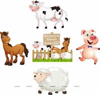 Barnyard Birthday theme Posters pack