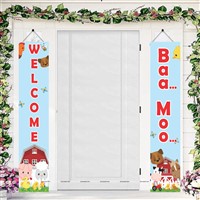 Baby Barnyard  Theme  Door Banners (Set of 2)