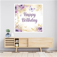 Butterfly Theme Backdrop New Design 4 feet x 4 feet, Pack of 1