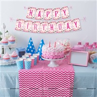 Butterfly Birthday theme Happy Birthday Banners