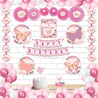 Pastel Butterfly Decor Kit