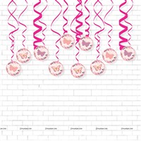 Butterfly Party Swirls (Pack of 10)