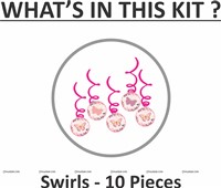 Butterfly Party Swirls (Pack of 10)