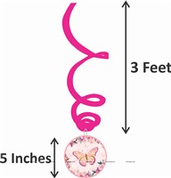 Butterfly Party Swirls (Pack of 10)