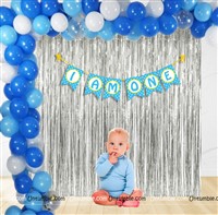 Boy 1st Birthday Foil  kit 