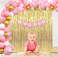 Girl 1st Birthday Foil kit 
