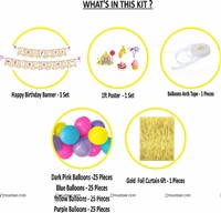 Candyland  Theme Foil Kit (Pack of 109 pcs)