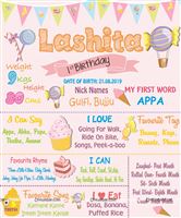 Candyland Pink Chalk Board