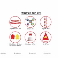 Cute Car Theme Party Hats Kit