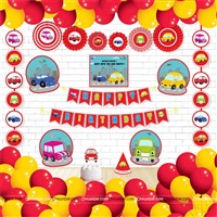 Car Theme Paper fan Kit