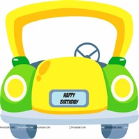 Vehicles birthday theme Photo Booth