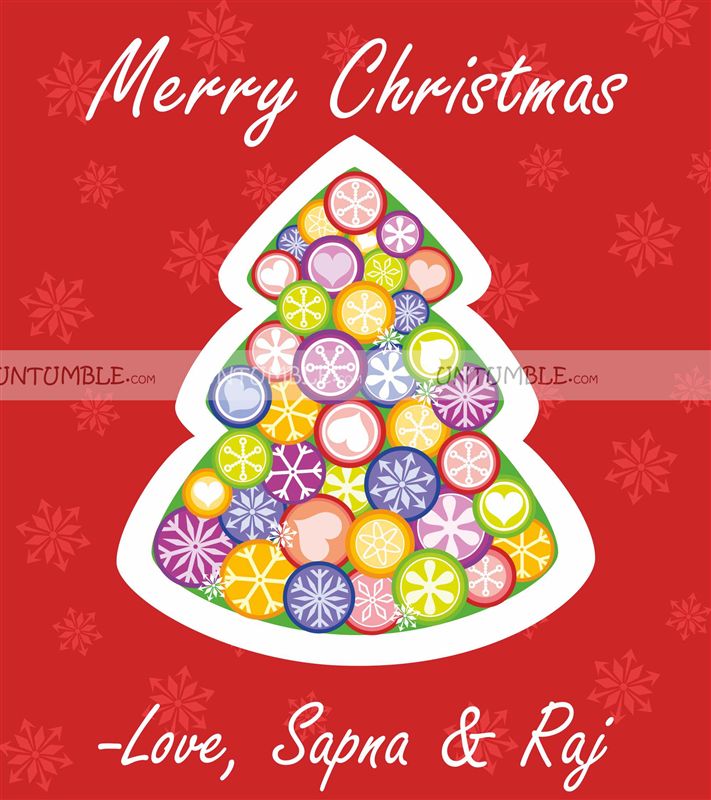 Christmas favour tags