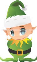 Green Elf Cutout