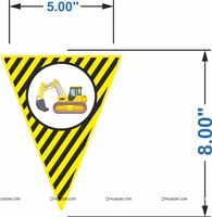 Candyland Theme Triangle Bunting (8 ft )