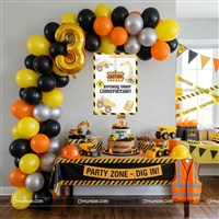 Construction 3nd Birthday Poster Kit (Pack of 32 pcs)
