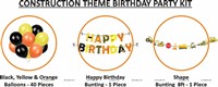 Construction Theme Birthday Letter Bunting Kit (Pack of 42 pcs)
