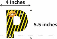 Construction Theme Birthday Letter Bunting Kit (Pack of 42 pcs)