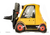 Fork Lift Truck Balloon