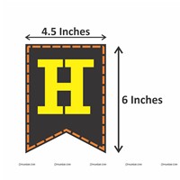 Construction Theme Happy Birthday Bunting Banner