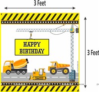 Construction Theme Backdrop Arch Kit