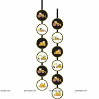 Construction theme Paper Fan Party Kit