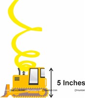 Construction Truck Swirls and Toppers Kit