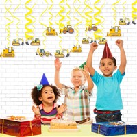 Construction Party Swirls (Pack of 10 )