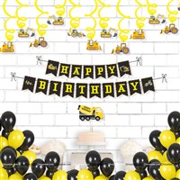  Construction Swirls Party Kit