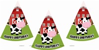 Cow Theme Party Hat Kit