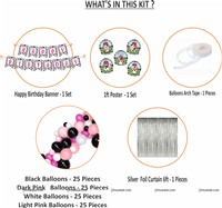 Cow Theme Foil Curtain Kit