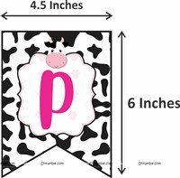 Cow Theme Foil Curtain Kit