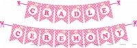 Cradle Ceremony Bunting ( Pink )