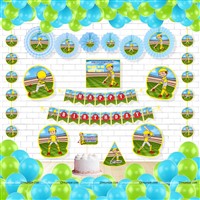 Cricket Theme Paper Fan kit