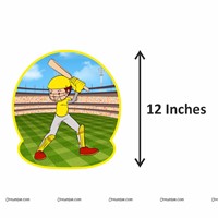 Cricket Theme Paper Fan kit