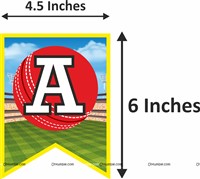 Cricket Theme Paper Fan kit